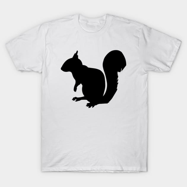 Squirrel silhouette vector image T-Shirt by Redbooster